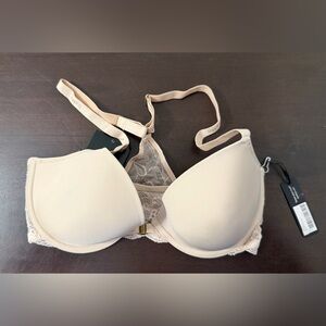 BeMe New York Rough & Tumble Lace Racer Back Bra. 34D. NWT